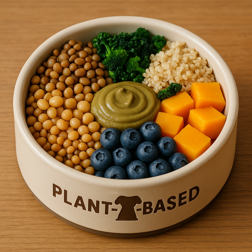 plant based diet for dogs - picture of a sample bowl plant based diet for dogs - picture of a sample bowl